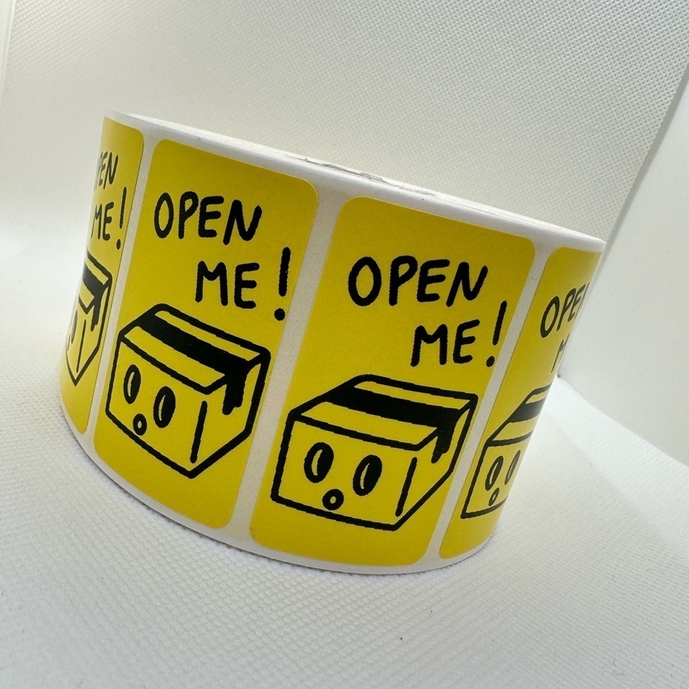 100pcs open me sticker | Stickers for Poshmark | shipping supplies | 2x1 - Picture 7 of 12